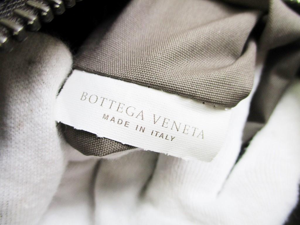 Geantă autentică BOTTEGA VENETA Intrecciato din piele maro închis #6560 Reconditionată