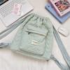 New Children's Backpack Large Capacity Portable Kid's School Bag Cartoon Cute High-quality Fashion Girl Drawstring Backpack
