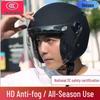 Unisex Winter Half Helmet for Electric Motorcycles - All-Season Cold Protection, Warm, 3C Certified