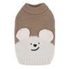 Dog Autumn and Winter Warm Pullover Sweater Teddy Bigbear Small Dog Half-edge Velvet Base Pet Clothes