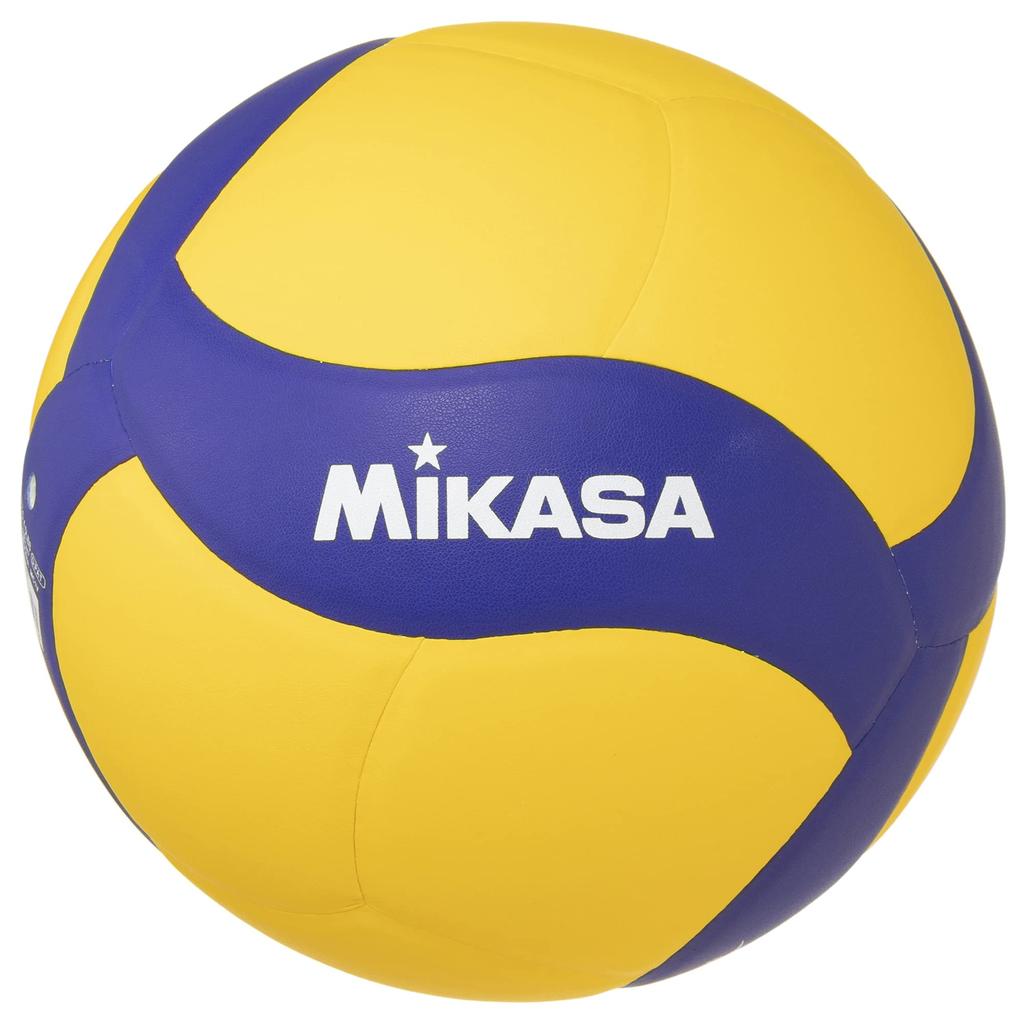 Mikasa Volleyball Practice Ball, Size 4, for Junior High School and Women, Yellow/Blue, V430W, Recommended Internal Pressure 0.3 kgf/cm²