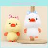 Lovable Plush Duck Key Holder Short Plush Duck Stuffed Animal For Bags And Weddings