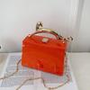 Fashion acrylic box bag  new European and American candy color portable dinner bag chain messenger bag
