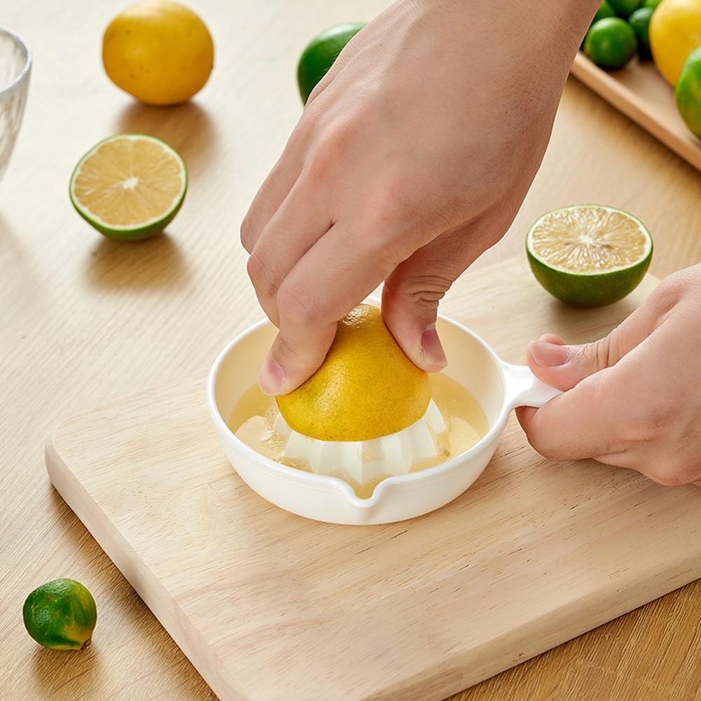 Manual Japanese Citrus Juicer with Twisted Tip Deep Rim and V Shaped Edge for SeedFree Lemon Lime Orange Juice