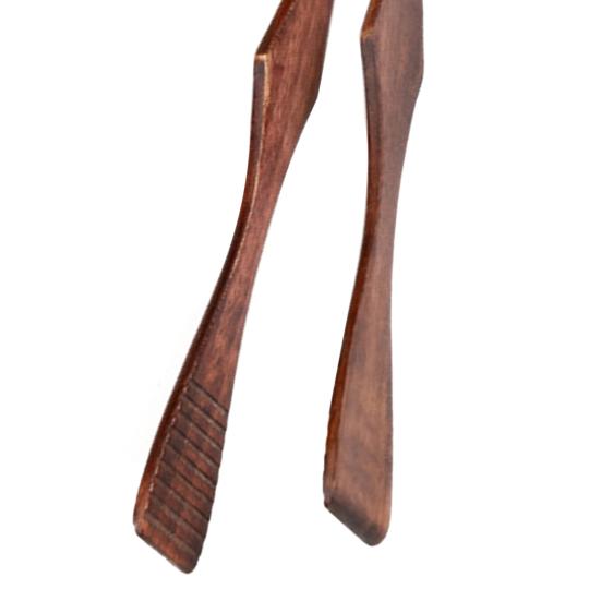 Wooden Tongs for Cooking Heat Resistant Wood Salad Servers BBQ