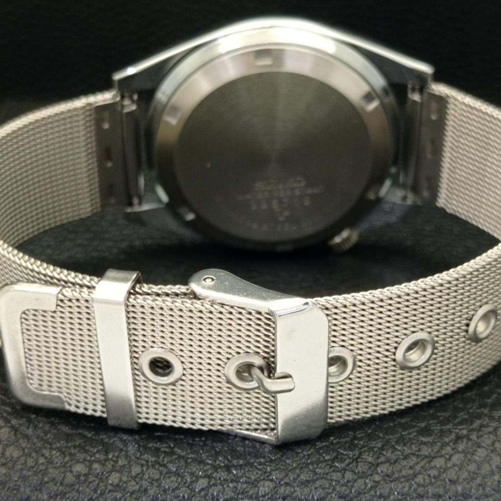 REFURBISHED AUTOMATIC SEIKO 5 MENS WATCH JAPAN MADE GREEN DIAL CUSTOM A440107-2 QV90-a440107