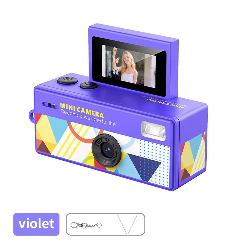 Magecam Digital Camera 180° Flip Screen Selfile Keychain Camera Retro Support Memory Card Hd Very Small Camcorder Video Recorder