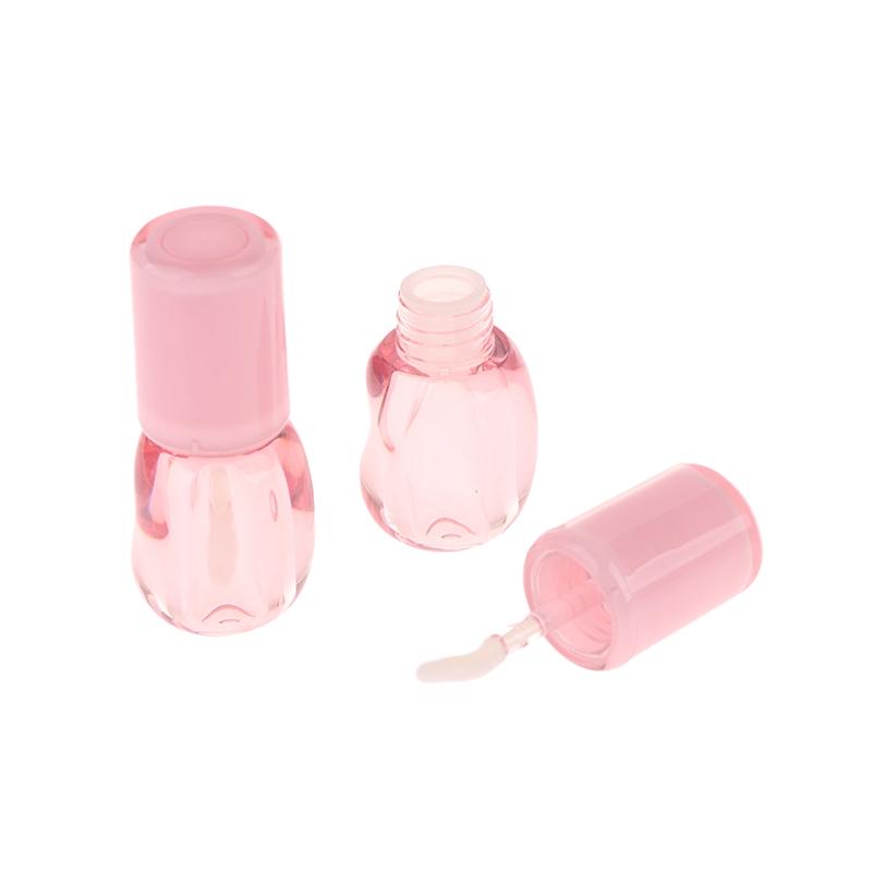 5.1Ml Empty Lip Glaze Tubes Irregular Shape Liquid Lipstick Container Coarse Brush Rod Refillable Lip Balm Travel Sample Bottle
