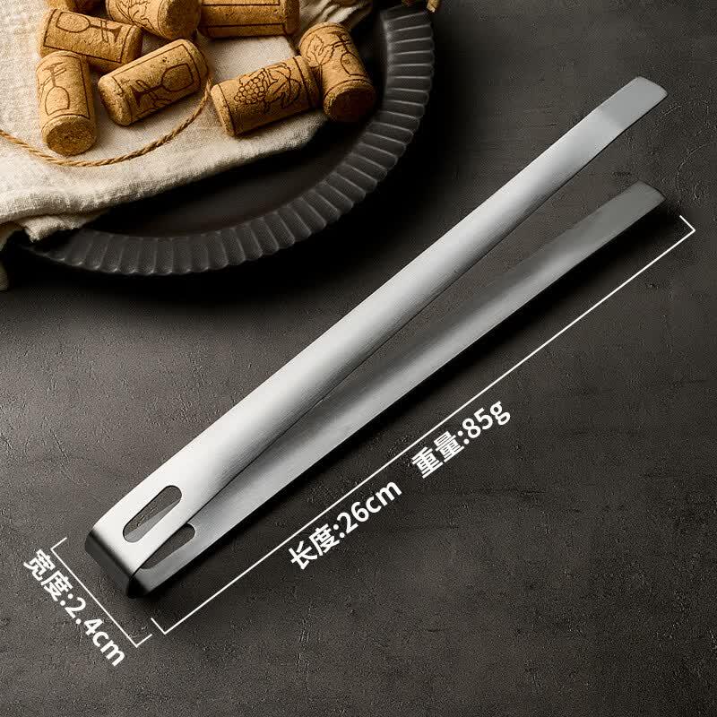 ZhiZhou 304 Matte Stainless Steel Food Tongs (Set of 2)