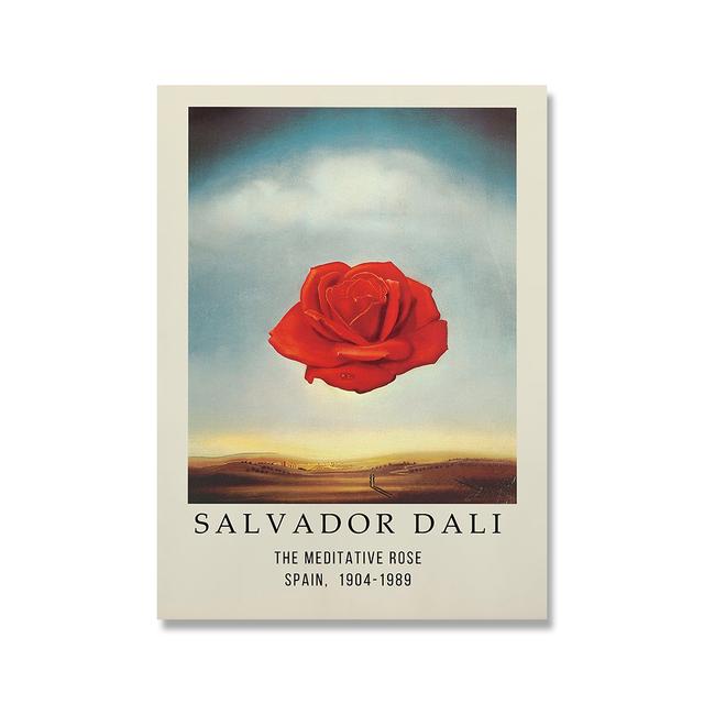

Сальвадор Дали, картины на холсте в стиле сюрреализм, знаменитый кубизм, настенные художественные постеры и принты с бабочками для гостиной, домашний декор 21cm×30cm NoFrame