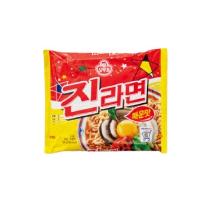 

Otoki Jin Ramen Spicy Flavor 120g x 5 Packs Korean Instant Noodle Soup 1ea (5packs)