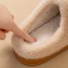 New Winter Warm Couple Style Concise Fluffy Slippers Women Men Non-slip Soft Cosy Slides Indoor Mule Ladies' Home Cotton Shoes