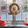 Xmas Theme Diamond Painting Set 2D Flat DIY Special Shape Hanging Diamond Art Kits Rhinestone Diamond Art Window Pendants Decor