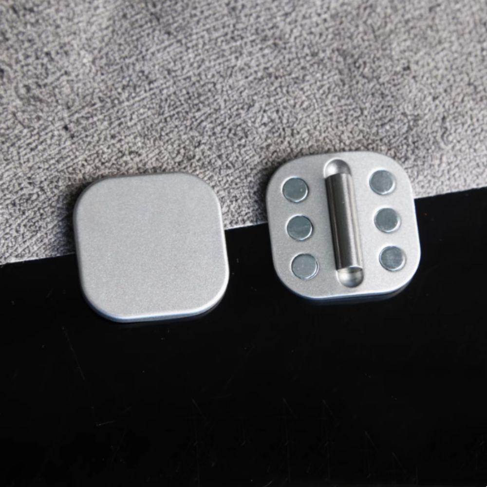 Button Keys Magnetic Fidget Slider Enhanced Focus Metal Fidget Toys Fidget Cliker ADHD Autism