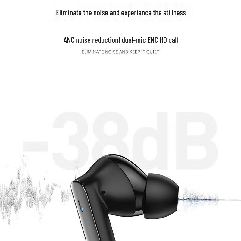 Recci REP-W88 In-Ear ANC Noise Cancelling Bluetooth Earbuds
