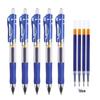 Retractable Neutral Ballpoint Pen - 0.5mm, Black, Red, Blue Ink for Meetings, Signatures, and Office or Study Use.