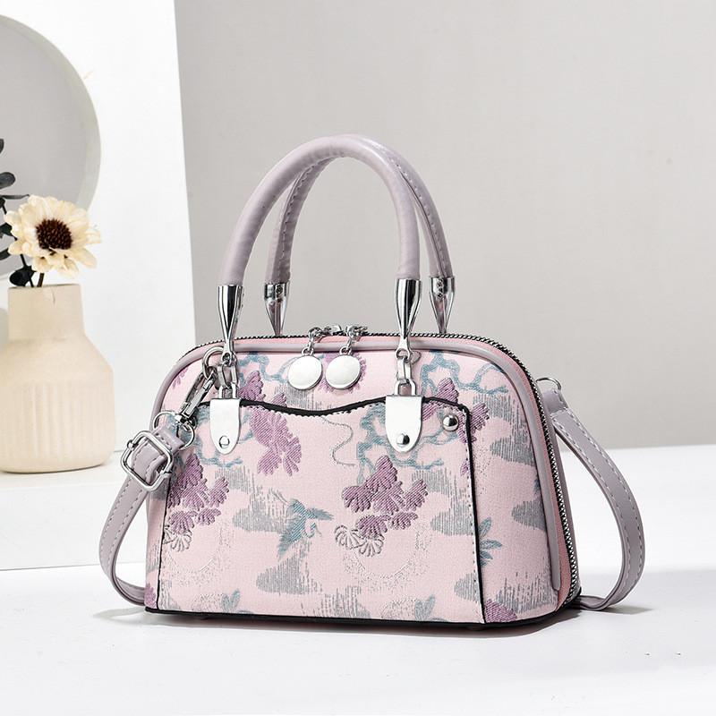 Chic Urban Minimalist Tote Bag With Floral Design For Daily Use Perfect For Women
