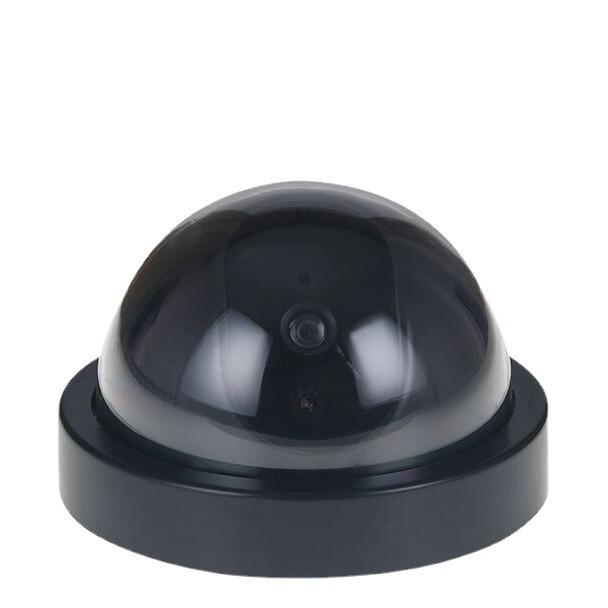 Surveillance Fake Hemisphere Camera with Light | Large Size Security Decoy