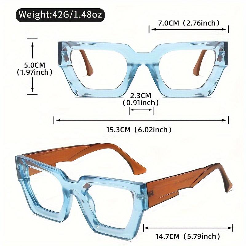 Y2K Oversized Clear Lens Glasses with Leopard Print Frame Blue Light Blocking Fashionable Accessory for Casual Attire