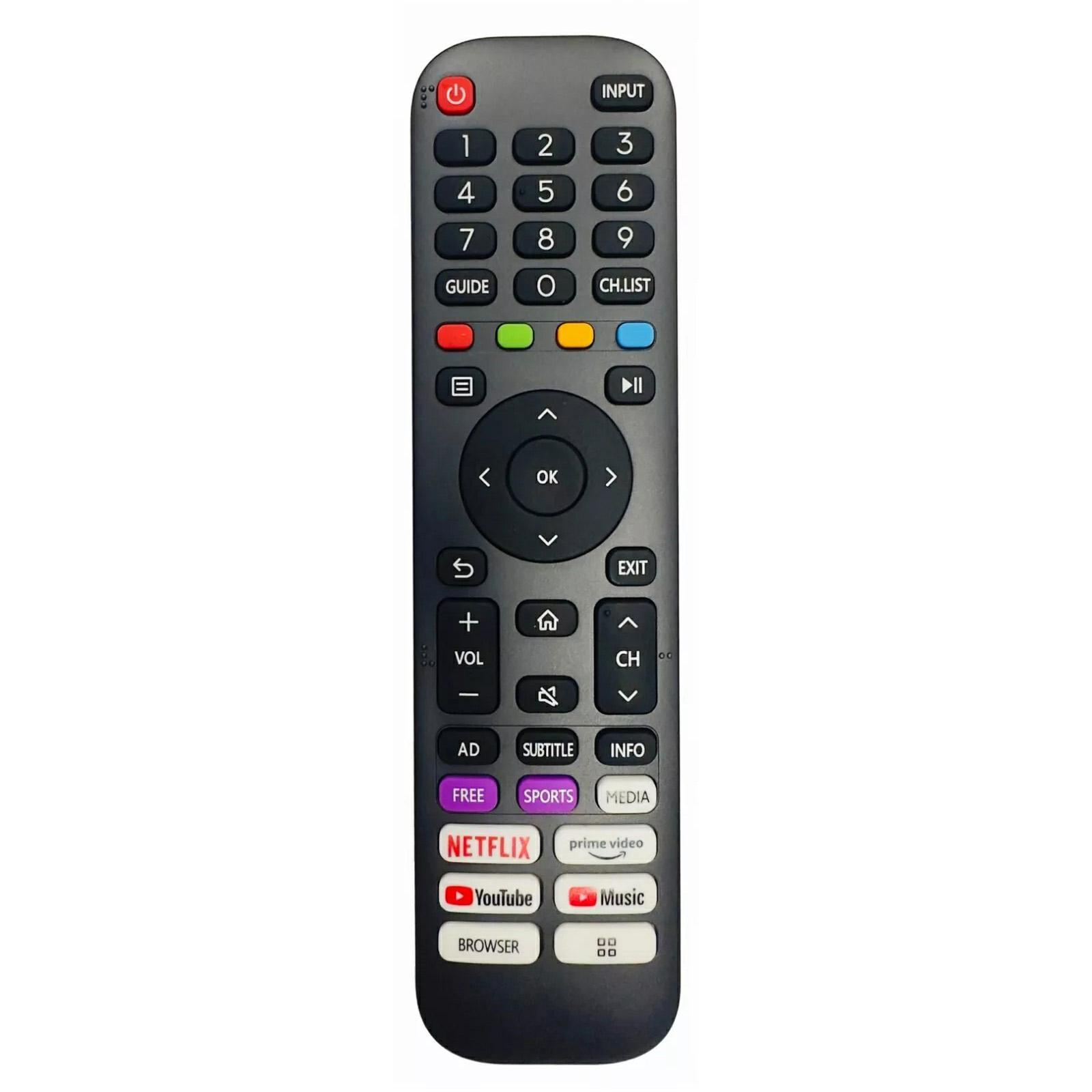 

EN2AE30H Universal Remote Control Replacement For Hisense 4K UHD Android Smart Tvs A