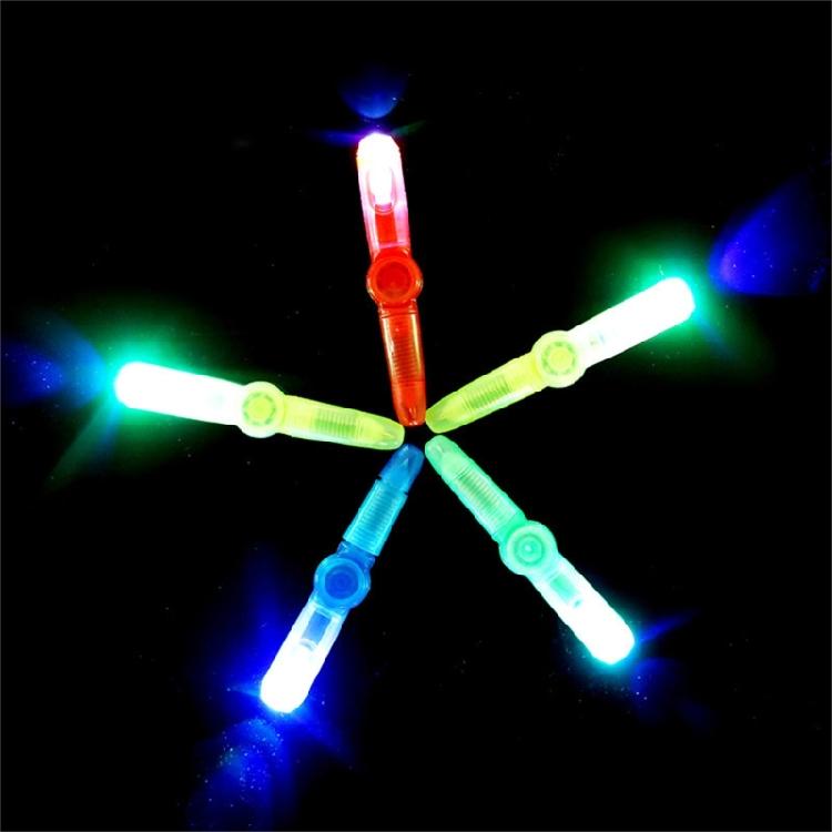 10Pieces Plastic Ballpoint Pen Set With Illuminated Tip And Rotating Grip For Comfortable Use In Dark Environments
