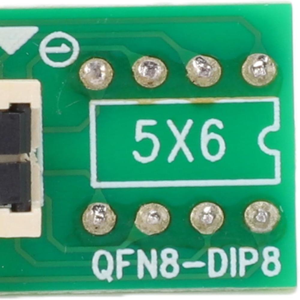 6x5mm IC Chip Socket WSON8 Socket Adapter DFN8 to DIP8 Adapter Consumer Electronics