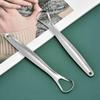 Stainless Steel Tongue Scraper Cleaner Fresh Breath Cleaning Coated Tongue Toothbrush Oral Hygiene Care Eliminate Bad Breath