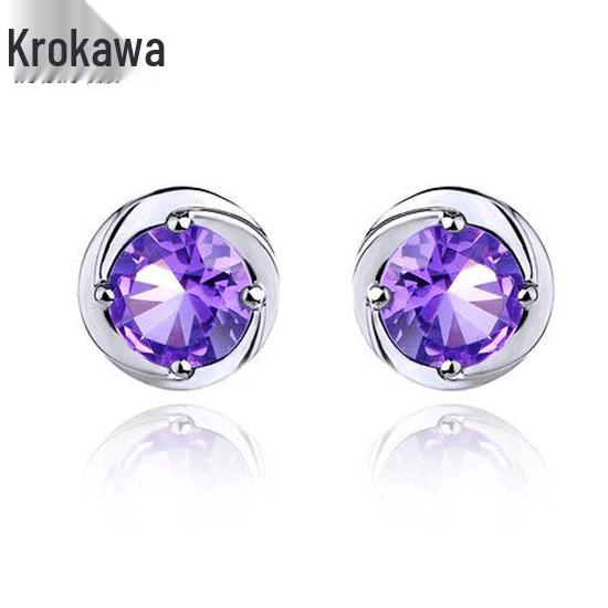 Korean Style Round Flower Stud Earrings: Fashion Jewelry