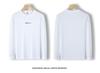 Modal Air Layer Brand Embroidery Long-Sleeved Round Neck Sweatshirt