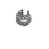 Zircon Geometric Pearl Ear Cuff - Elegant, Luxurious, and Versatile.