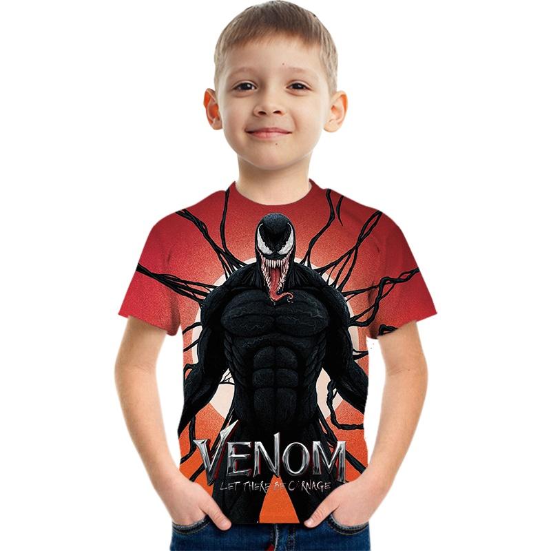 T-shirt boy children anime short sleeved fashionable casual top