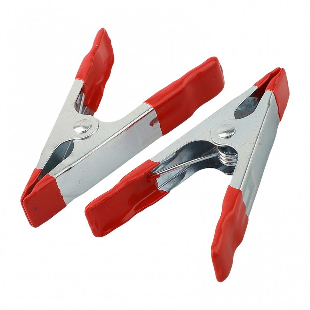 Metal Spring Clamps 12 Pack 4 Inch Clips for Woodworking and Creative Projects