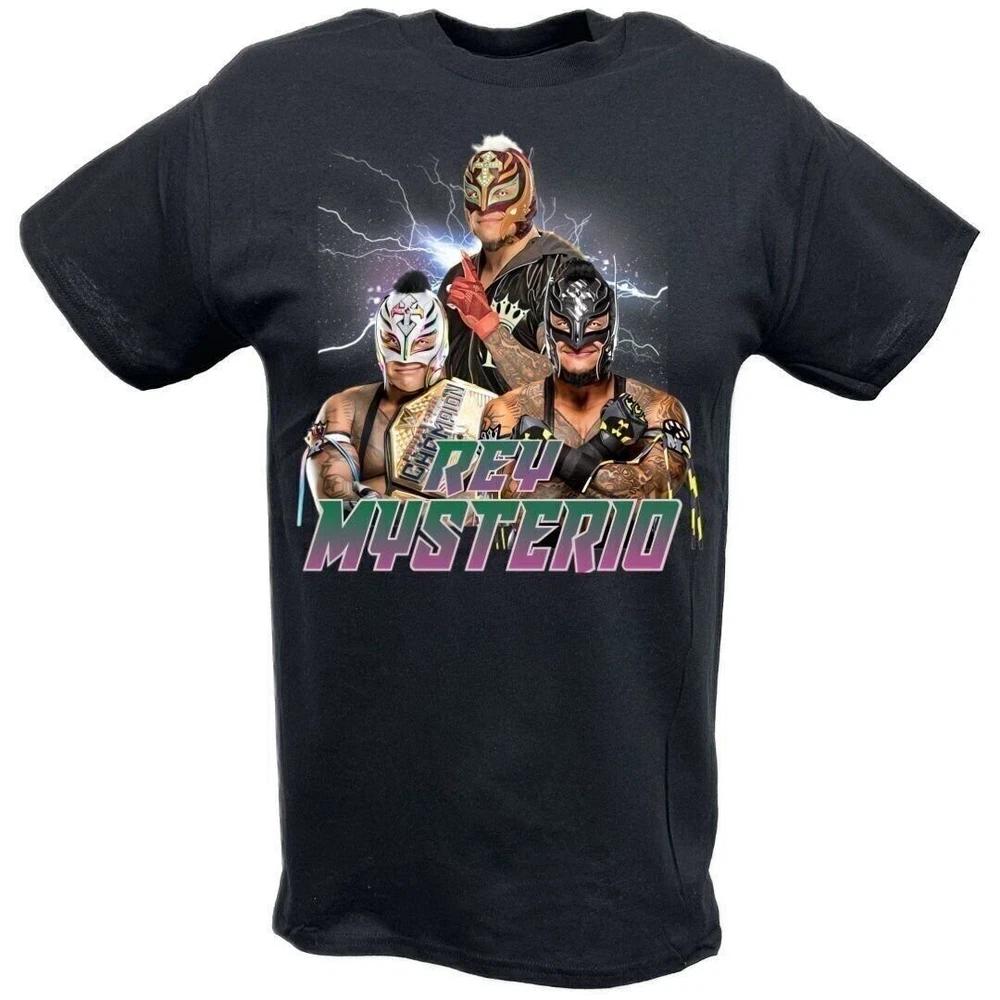 Rey Mysterio Lightning Three Pose Tshirt S