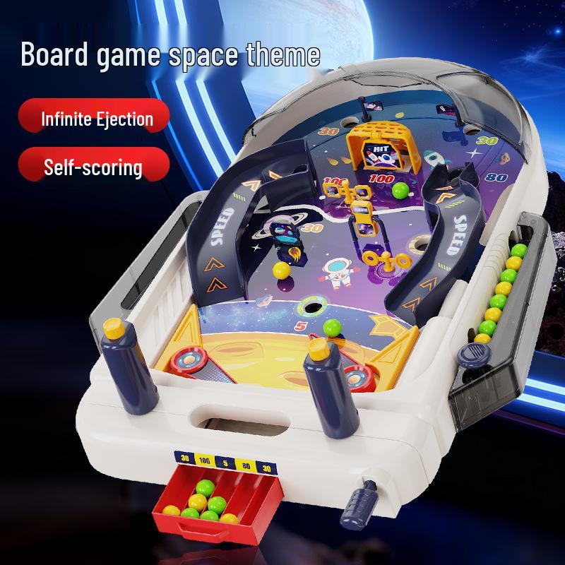 Kids' Space Battle Marble Game: Interactive Educational Tabletop Toy for Stress Relief