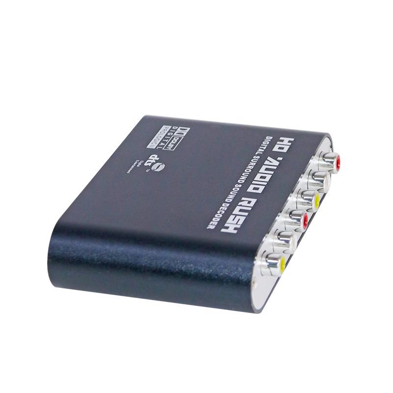 DTS Dolby AC3 5.1 Channel Audio Decoder with Optical/Coaxial To Analog Conversion