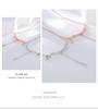 S925 Sterling Silver Knotted Starburst Necklace, Fairy Style Clavicle Chain, Internet Celebrity Inspired Design.