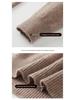 Men's V-Neck 100% Pure Wool Sweater - Solid Color, Short/Long Sleeve, Cashmere Knit Base Layer for Autumn/Winter