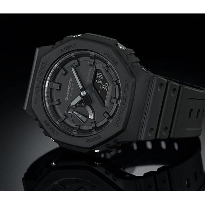 Casio G-Shock GA-2100-1A1 All Black Men's Watch Carbon Core Guard