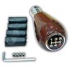 Kaimanaao Shift Classic for Manual with Wood Grain Shift Universal Car Interior Custom Parts Knob, Style, Vehicles, Adapter, Knob, Type, (Type A)