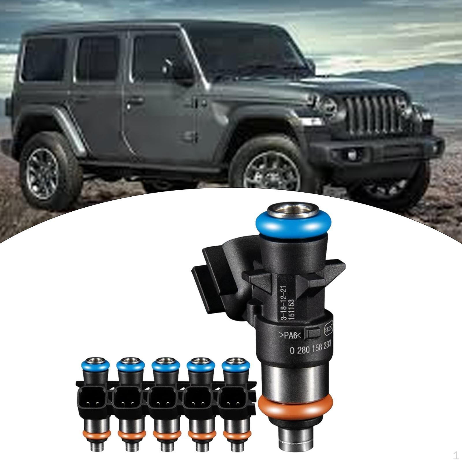 

6 шт. топливных форсунок заменить 0280158233 для Jeep Wrangler 3.6L 2012-2019