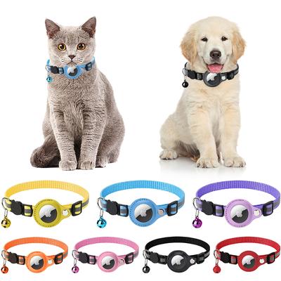 Collier Anti-perte pour chat de compagnie, pour Apple Airtag, traceur de protection, collier de positionnement Anti-perte, colliers réfléchissants imperméables pour animaux de compagnie