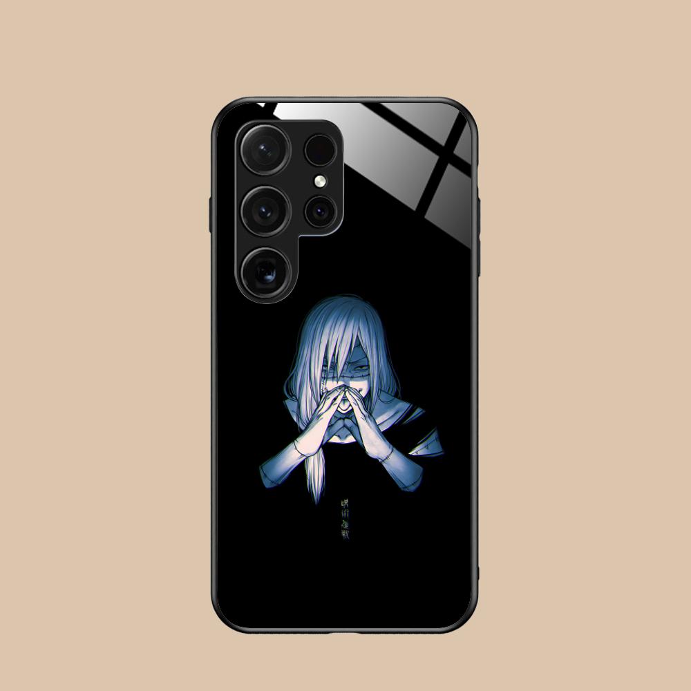 JJK Mahito Phone Case for Samsung Galaxy S26 S25 S24 S23 S22 S21 S20 Note20 Plus FE Ultra Glass Protective Cover