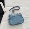 Borsa Piccola Quadrata in Denim con Stelle Leggera Borsa a Spalla Crossbody da Donna