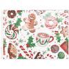 Christmas Pattern Diamond Art Table Mats Heat-Resistant Non-Slip Table Mats for Dining Table Home Party KitchenCamping Holiday