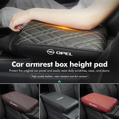 Car Armrest Cushion Elbow Support Arm Rest Box Cover Pad For Insignia Corsa Zafira Mokka Grandland Antara Ampera Ms3