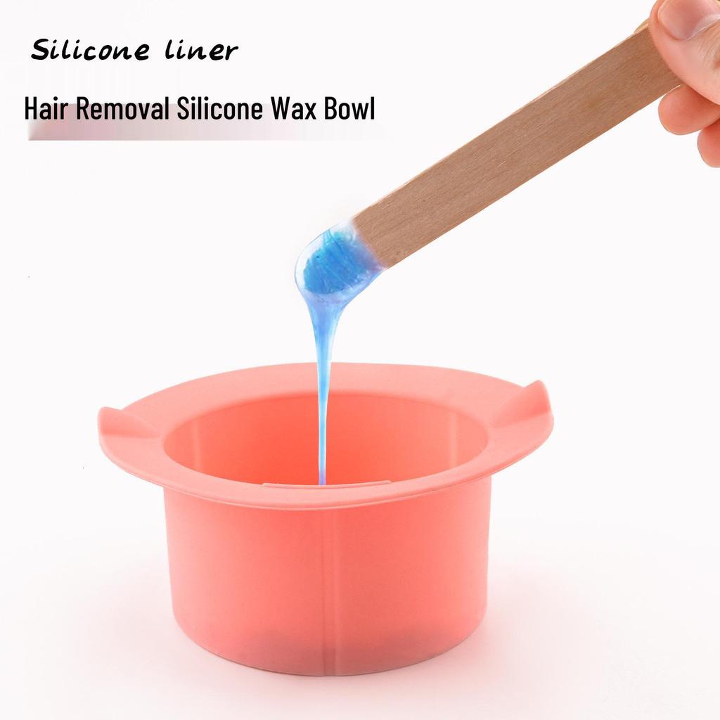 Silicone Wax Melting Bowl - Multi-functional, Easy-to-Clean Hair Removal Wax Bean Liner