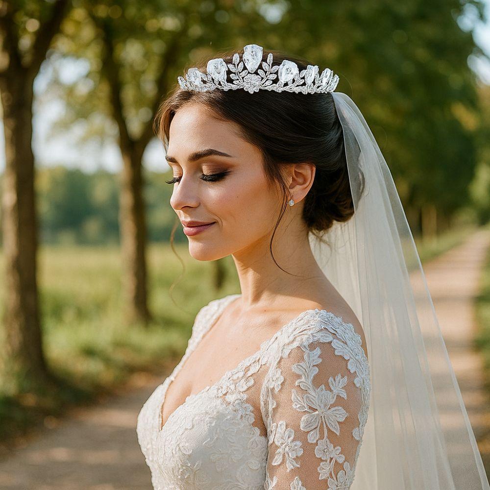 Shining Bridal Tiara Luxury Girls Princess Crown Dress Up Wedding Hair Crown  Celebration