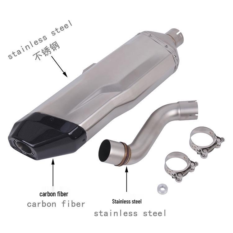 FIRE TORCH Motorcycle Exhaust Pipe Tail & Front Section for Chunfeng 700MT (Model Years: 2025-2026)