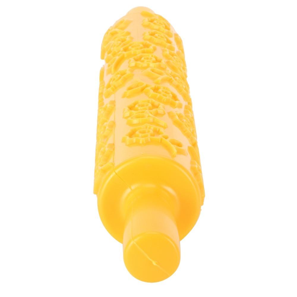 Star Heart Chrysanthemum Embossing Rolling Pin PP Plastic Dough Roller Cookie Dough Sunflower