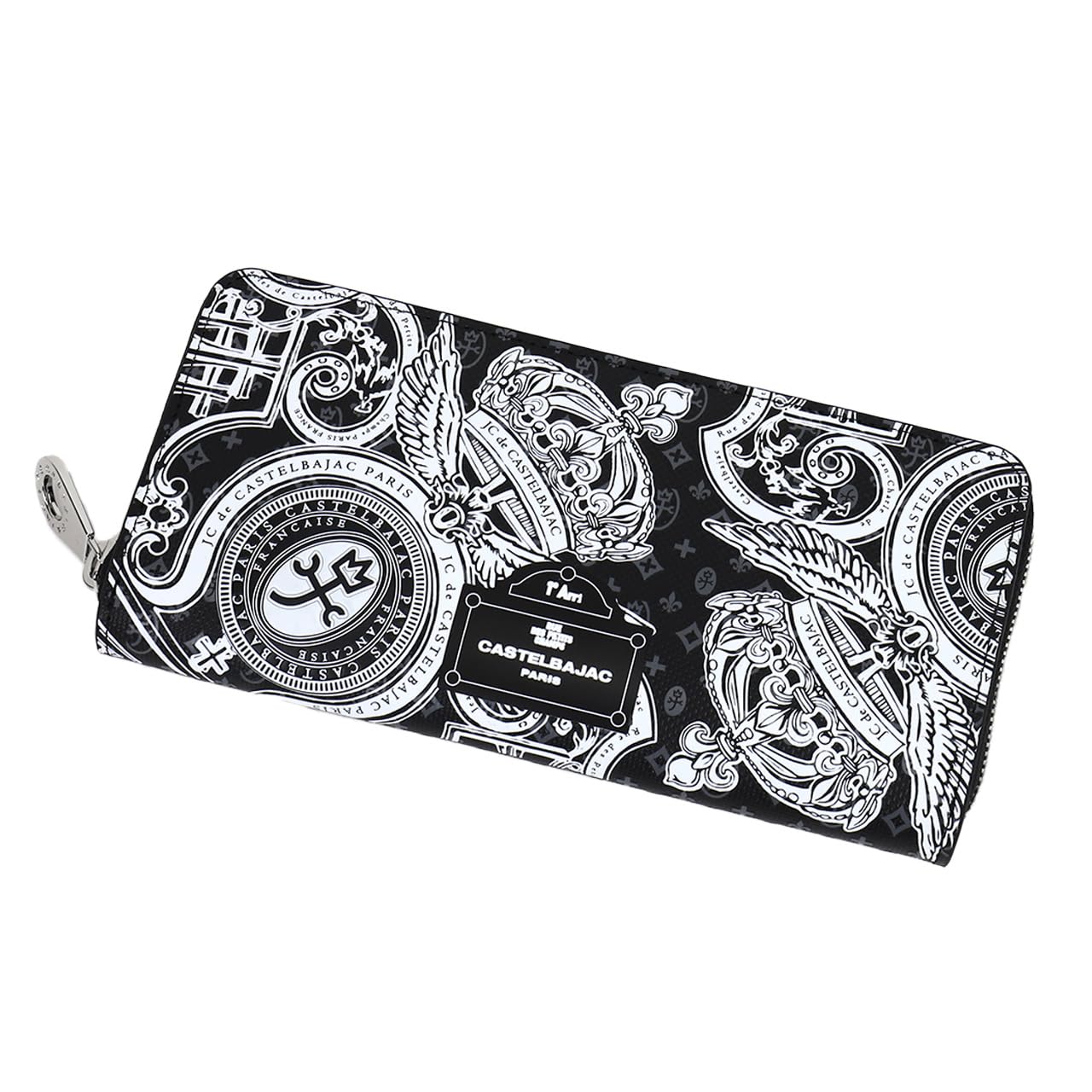 

CASTELBAJAC Versa Маленький Круглый Кошелек на Молнии Длинный 067623 Черный